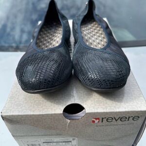 Women’s Nairobi 10M Navy Lizard/Sapphire Ballet Flats